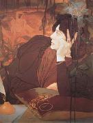 Georges de  Feure The Voice of Evil (mk19) oil painting